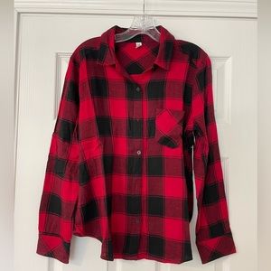 BP black and white flannel